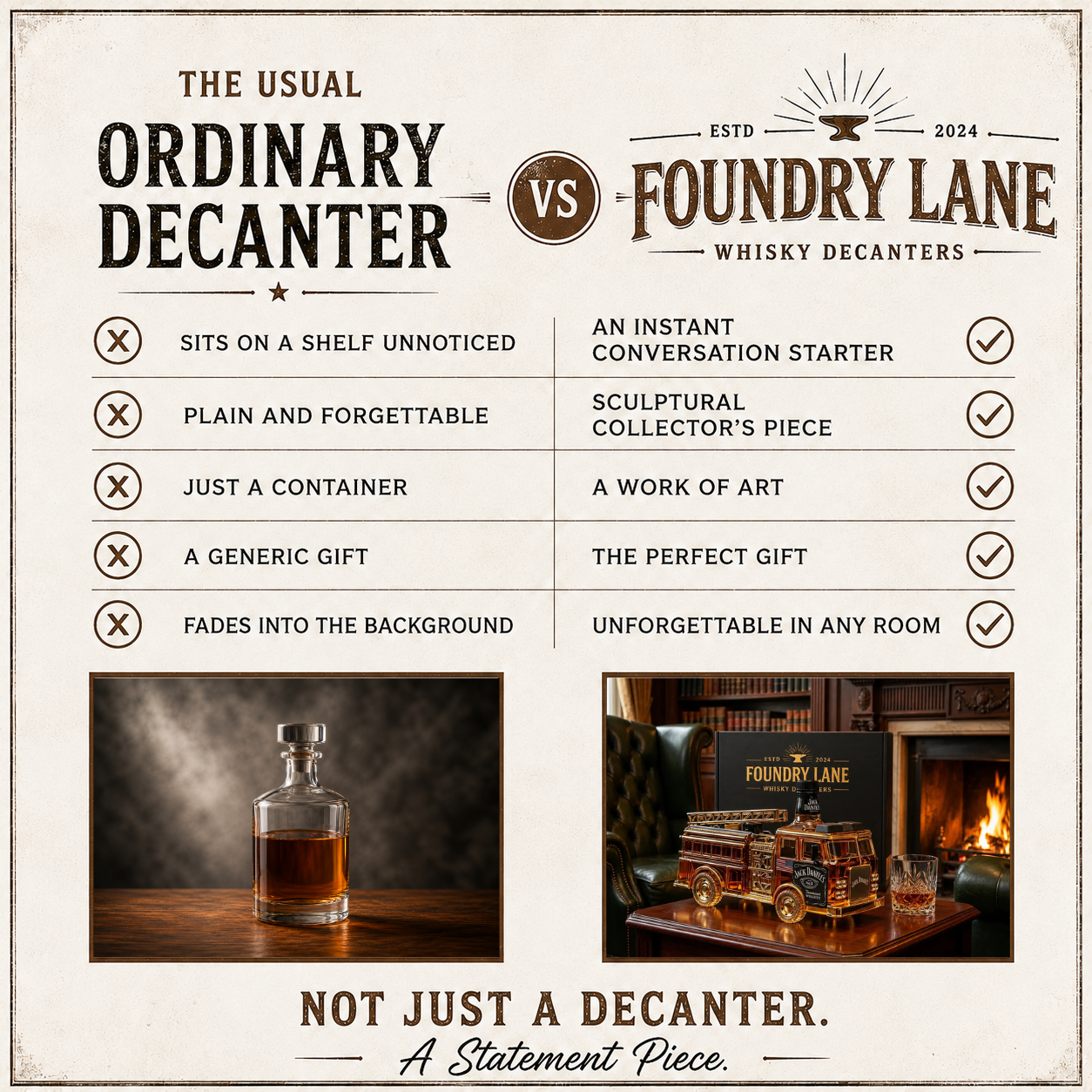 Whiskey Decanter - Truck Edition