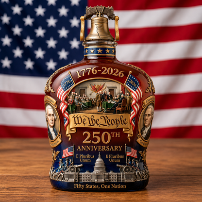 250th Anniversary Whiskey Decanter & Glass Set