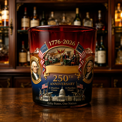 250th Anniversary Whiskey Decanter & Glass Set
