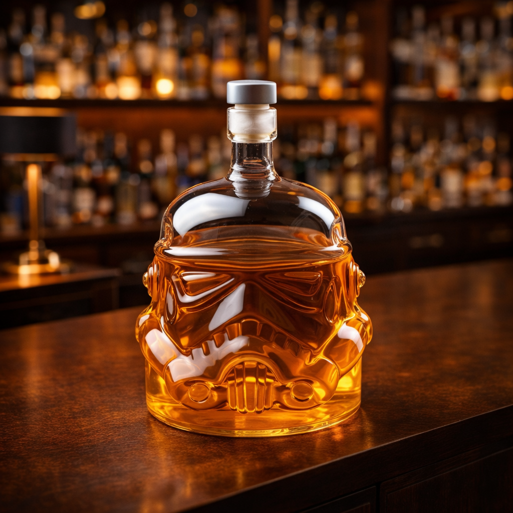 Whisky Decanter - Bottle and Glass Set Edition