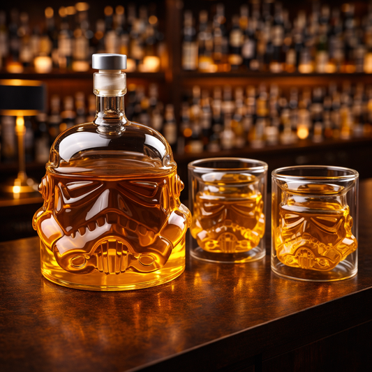 Whisky Decanter - Bottle and Glass Set Edition