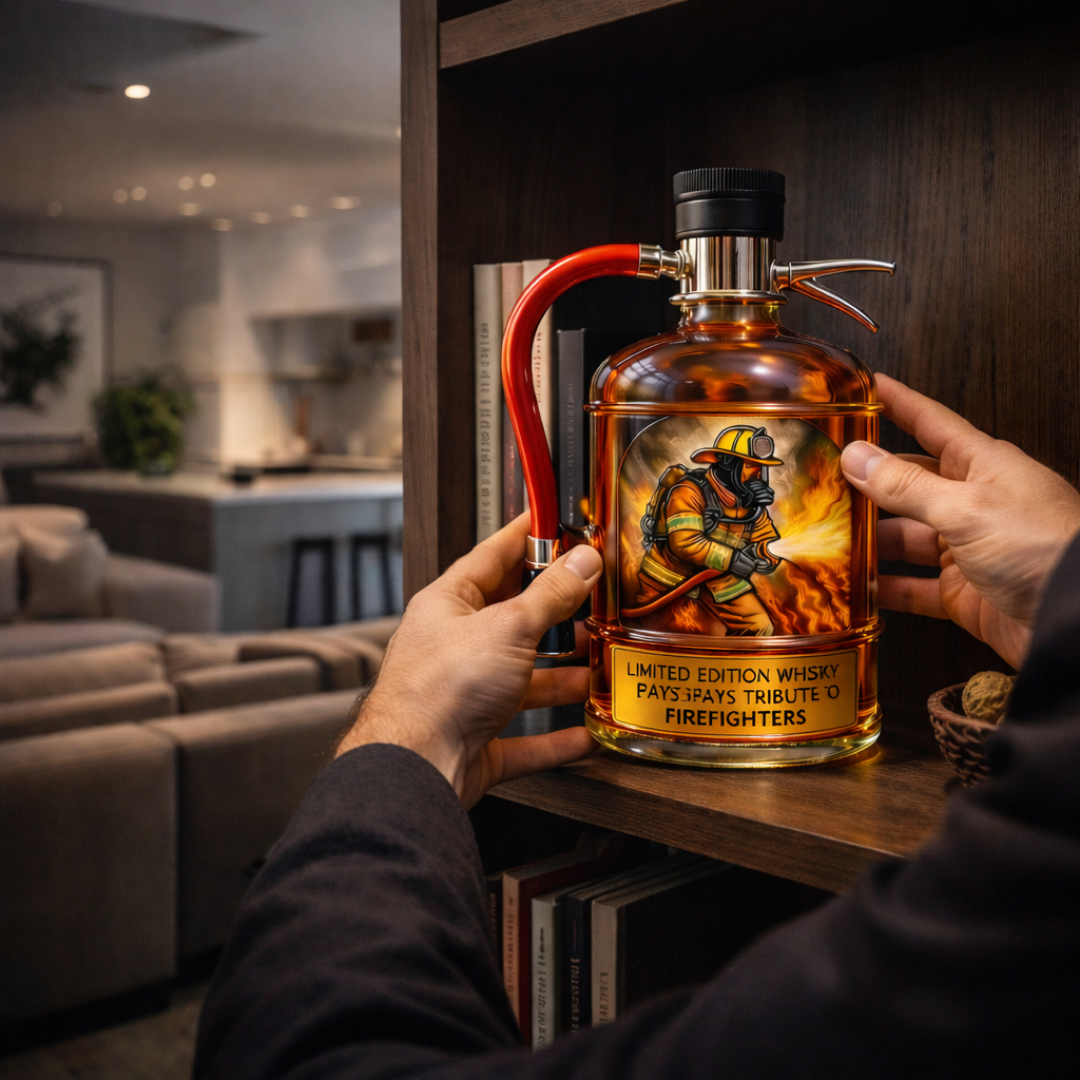 Whiskey Decanter - Fire Extinguisher Edition