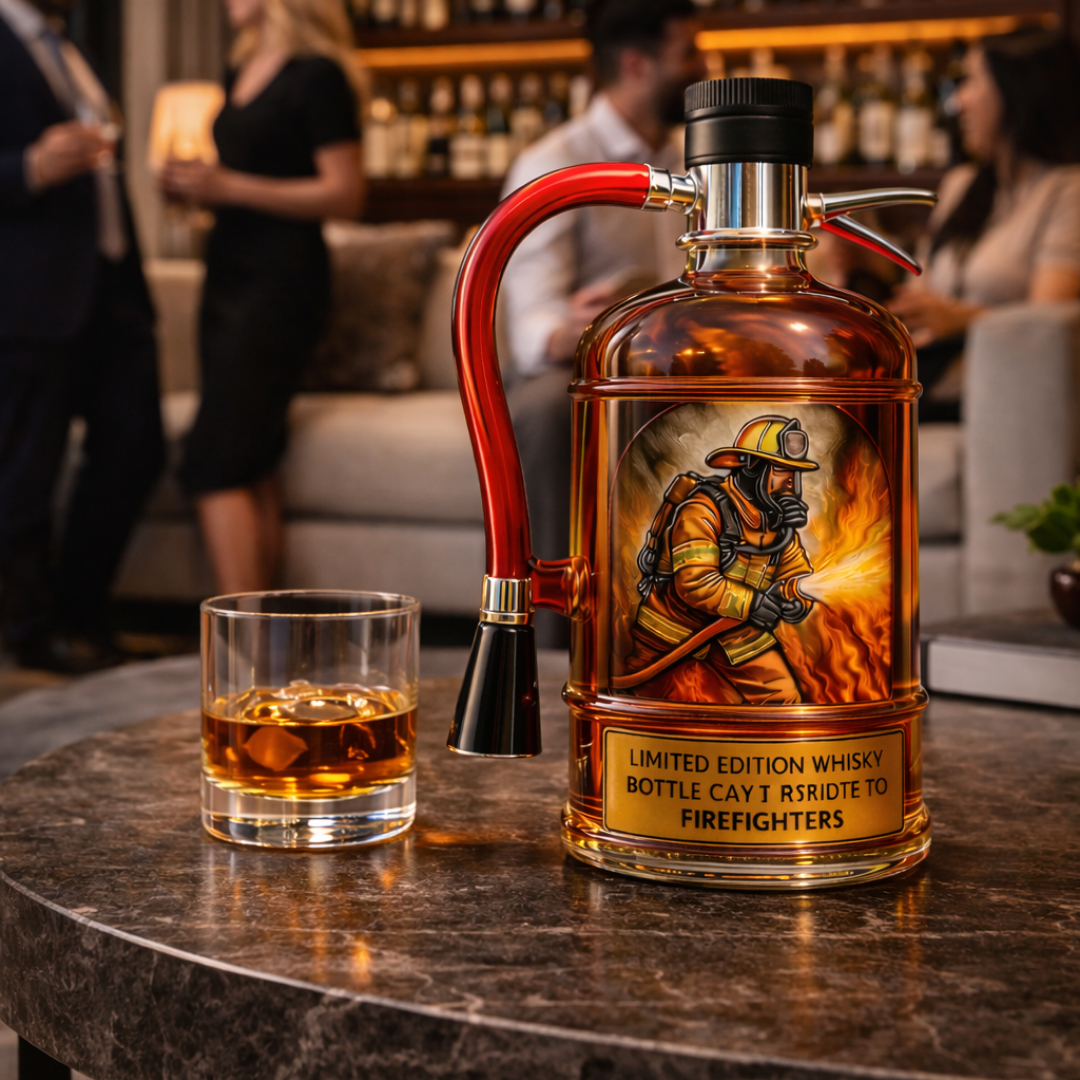 Whiskey Decanter - Fire Extinguisher Edition